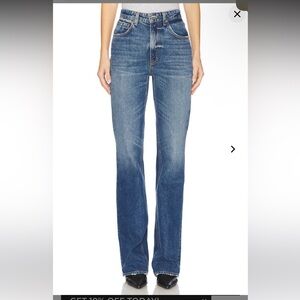 GRLFRND Melanie High Rise Boot Cut Jeans